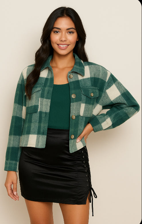 “Emerald Edge 3-Piece Street Chic Set