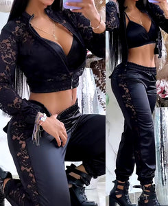 Lace tracksuit