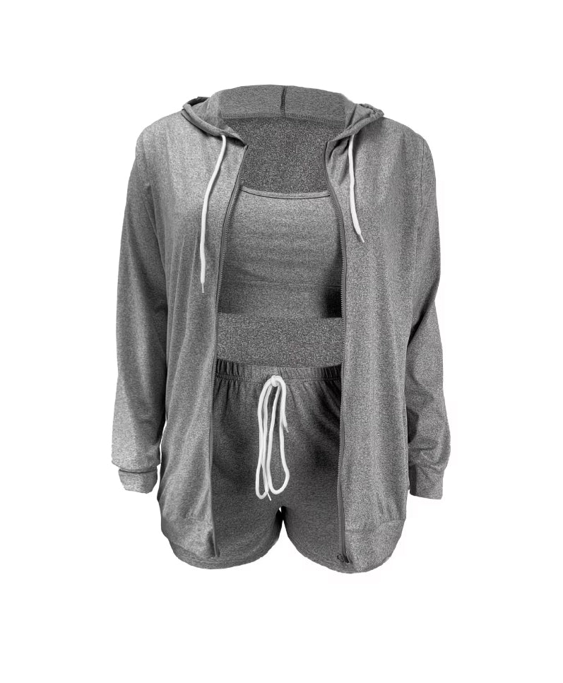 Three-piece tracksuit