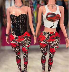 Top with leggings