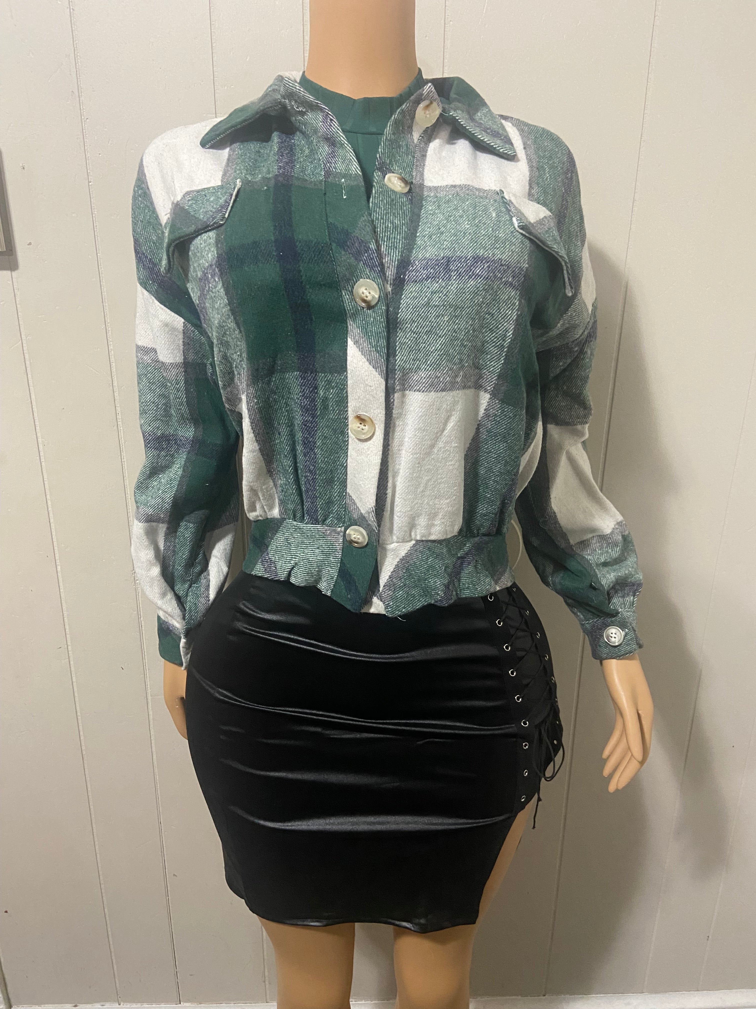 “Emerald Edge 3-Piece Street Chic Set